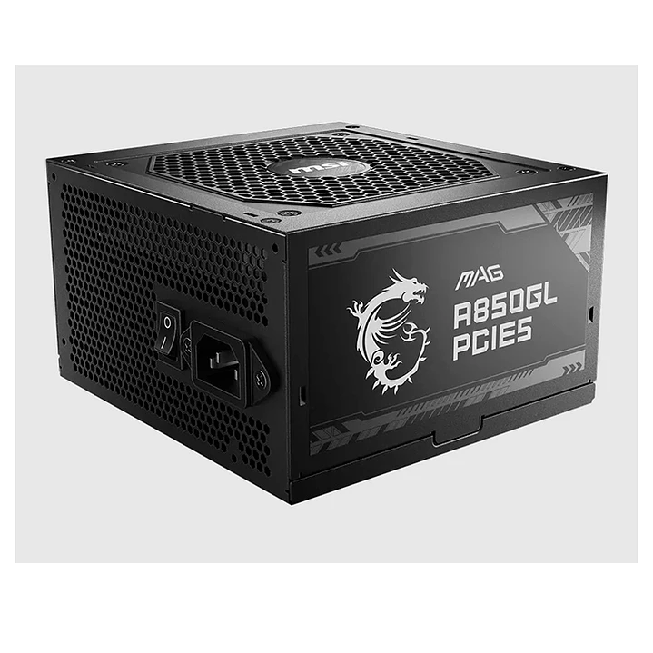 Fuente de poder MSI  850 W MAG A850GL PCIE5 ATX 3.0 4
