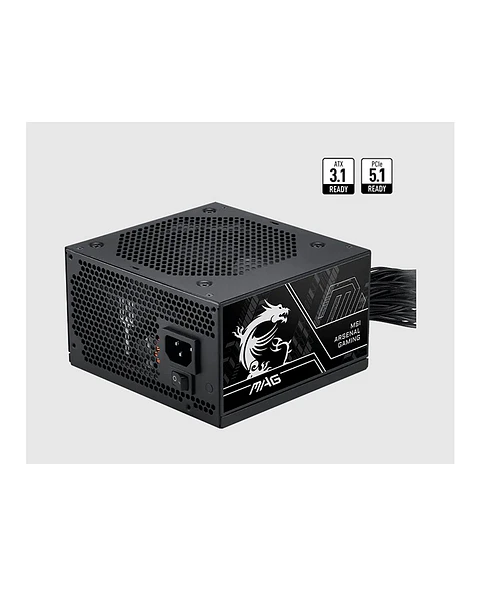 Fuente de poder MSI  750 W MAG A750BN PCIE5 III