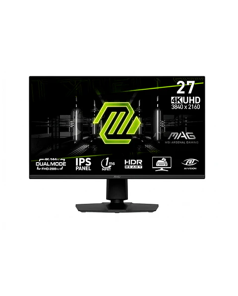 Monitor Gamer MSI 27” MAG 275UPD E14 4K UHD DUAL MODE 144HZ/288HZ 1ms