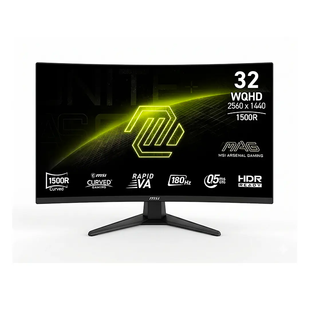 Monitor Gamer Curvo MSI 32” MAG 321CQF E18 180HZ 0.5MS 1