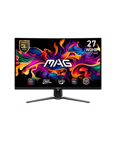 Combo Monitor Gamer MSI 27” MAG 271QPX QD-OLED 360HZ 0.03MS + Brazo MT201 de regalo