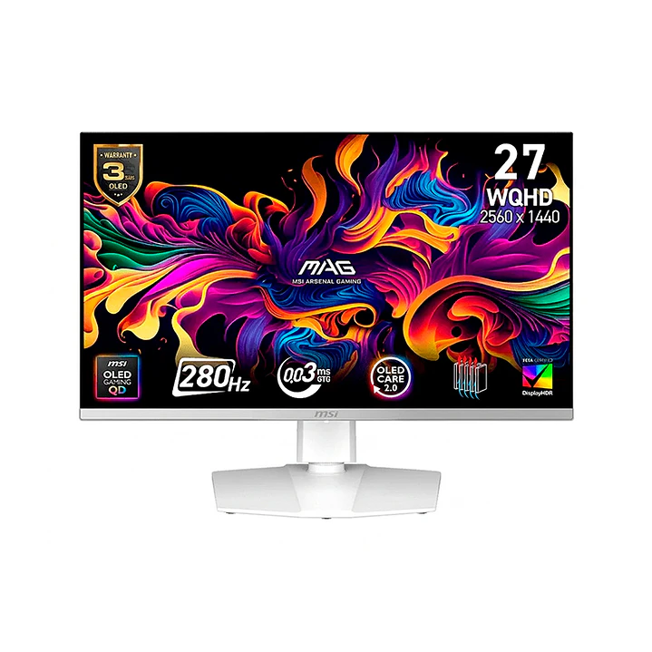 Combo Monitor Gamer MSI 27” MAG 272QPW QD-OLED X28 280HZ 0.03ms + Brazo MT201 de regalo 2