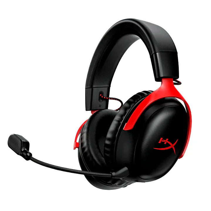 Audifonos HyperX Cloud III wireless Red 1
