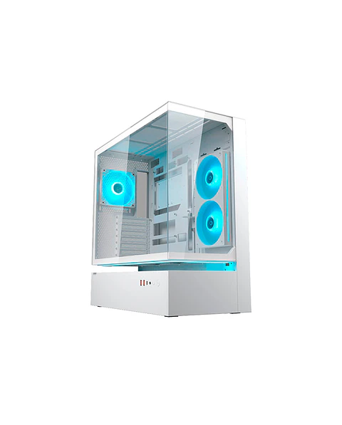 Gabinete Gamer Cougar CFV235 WHITE 3 ventiladores incluidos