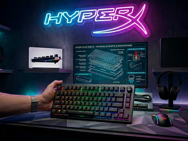 HyperX Alloy Rise 75 LATAM: el teclado mecánico con switches Red lineales y distribución en español que busca conquistar a los gamers chilenos