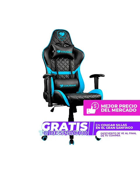 Silla Profesional Gamer Cougar Armor one Sky Blue