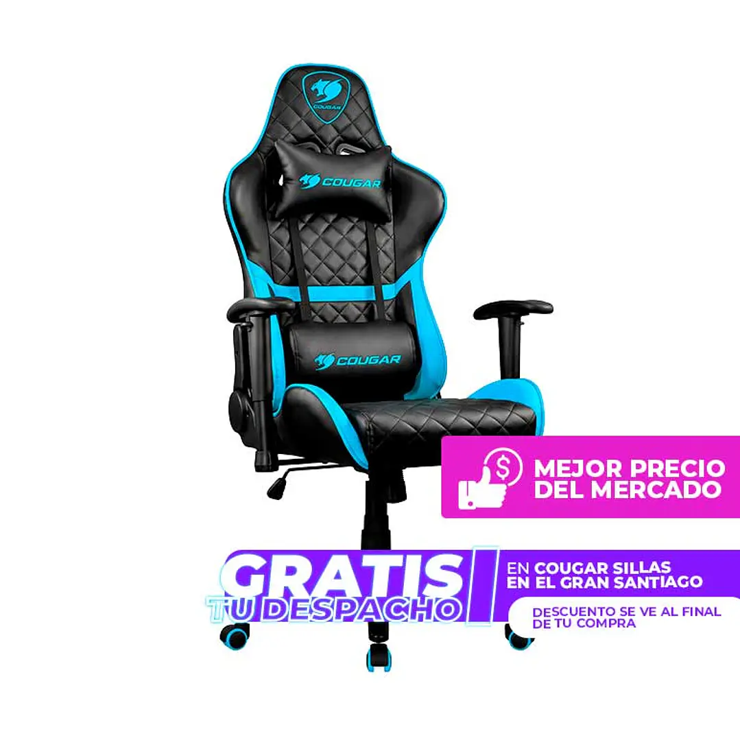 Silla Profesional Gamer Cougar Armor one Sky Blue 1