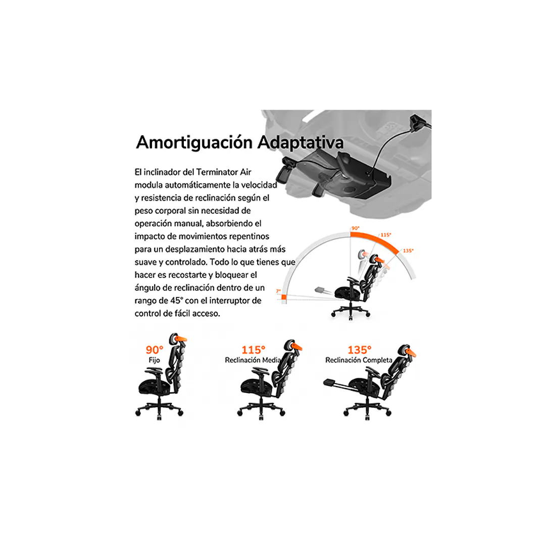 Silla Gamer Cougar Terminator AIR  10
