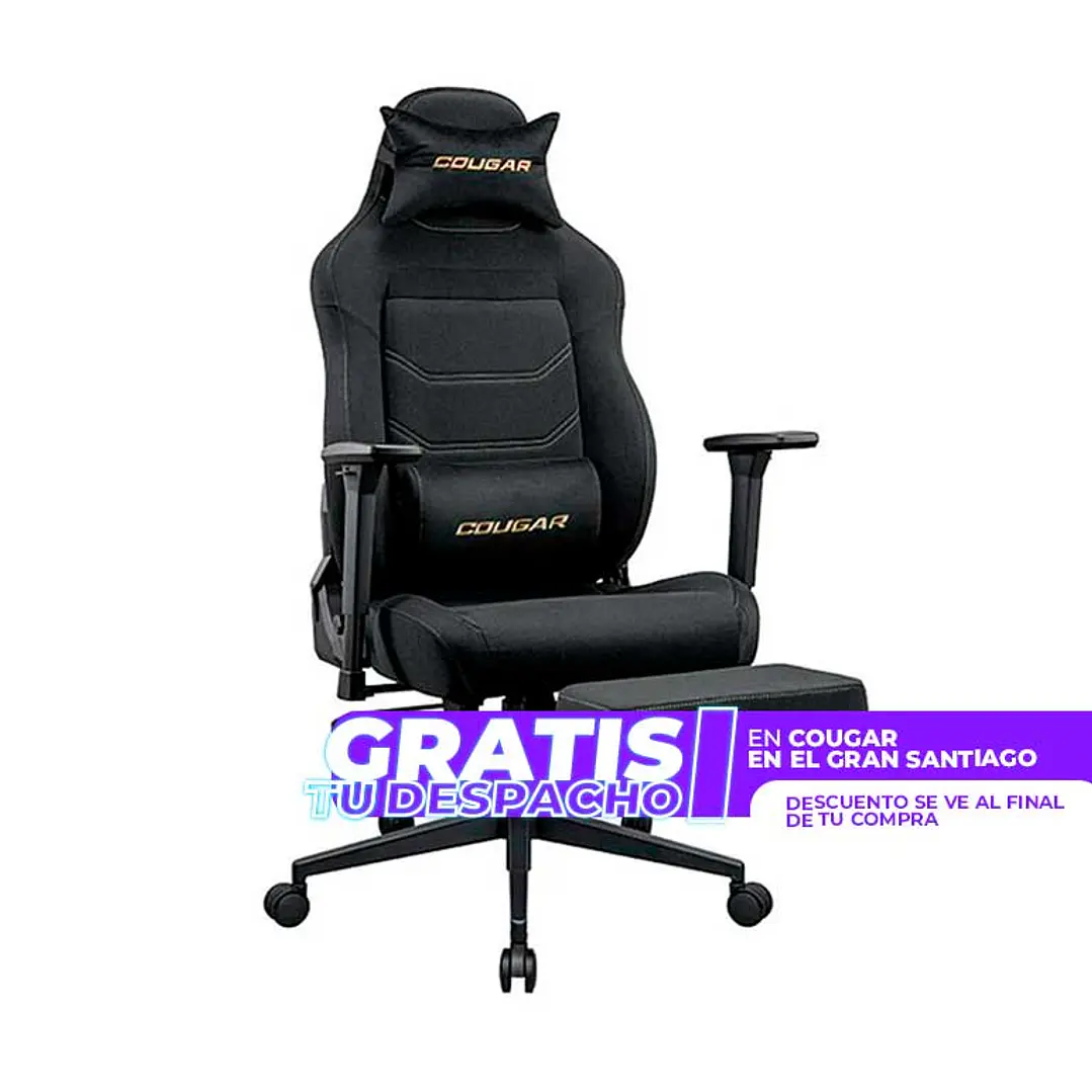 Silla Gamer Cougar Explore Neo Royal F con reposapiés apoyabrazos 3D 1