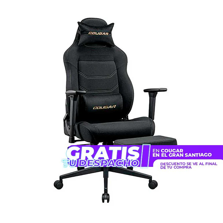 Silla Gamer Cougar Explore Neo Royal F con reposapiés apoyabrazos 3D 1