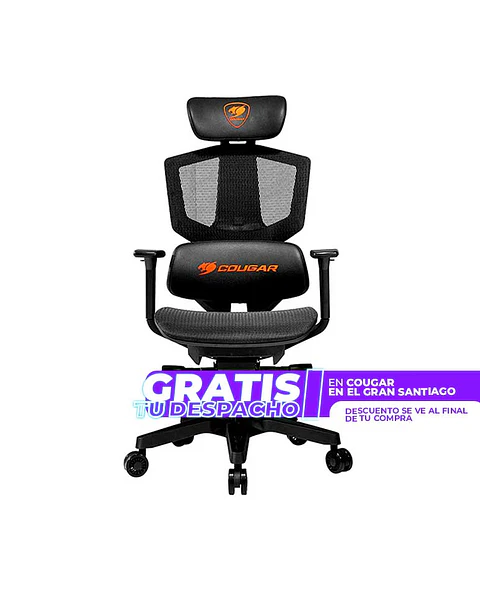 Silla profesional Gamer Cougar Argo ONE Reposabrazos 3D Asiento Deslizable