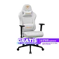 Silla Gamer Cougar PRYME White Cuero Reposabrazos 3D - Miniatura 1