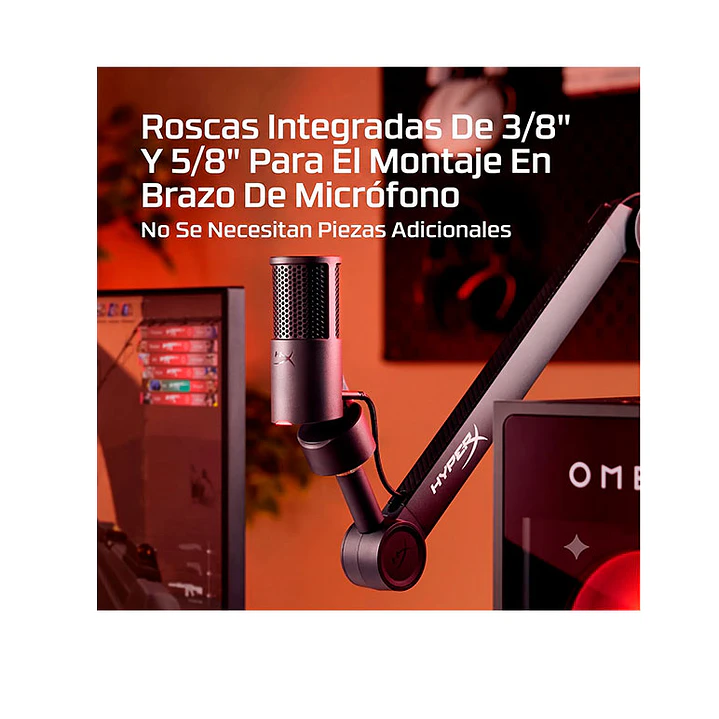 Micrófono USB HyperX SoloCast 2 Hi-RES 11