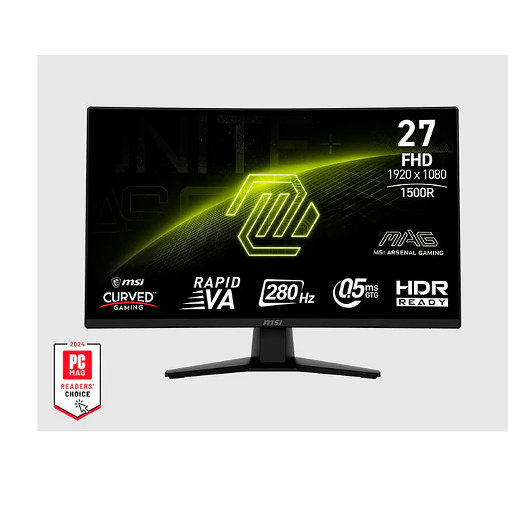Monitor Gamer Curvo MSI 27” MAG 274CXF FHD 280 Hz 0.5 ms 1