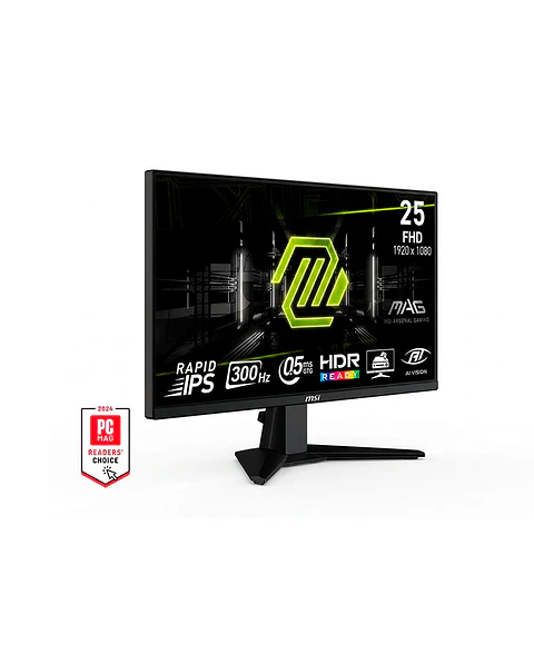 Monitor Gamer MSI 25” MAG 255XF FHD 300 Hz 0.5ms