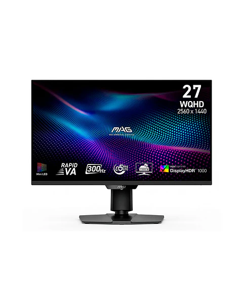 Monitor Gamer MSI 27” MAG 274QPF X30MV WQHD 300 Hz 0.5ms