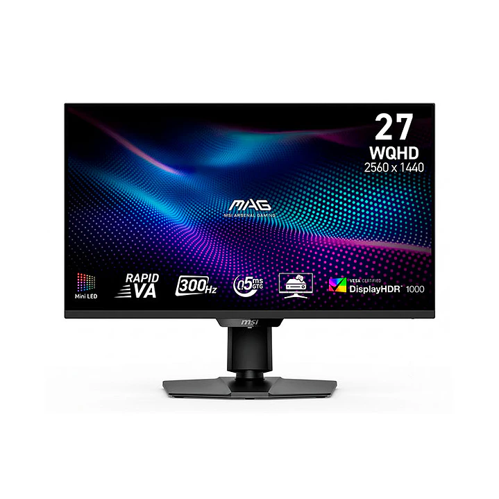 Monitor Gamer MSI 27” MAG 274QPF X30MV WQHD 300 Hz 0.5ms 1
