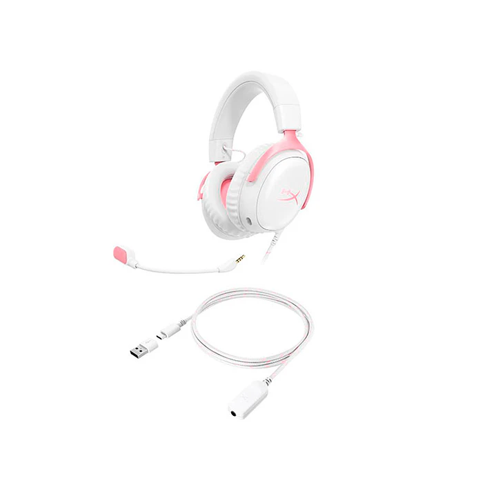 Audífonos Gamer HyperX Cloud III  Black Pink 5