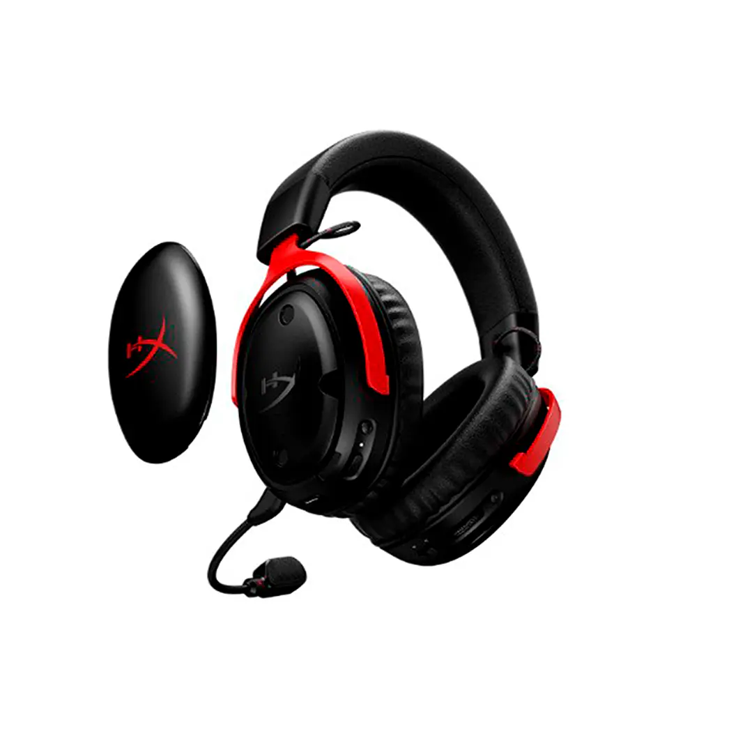 Audifonos HyperX Cloud III S wireless Red 5