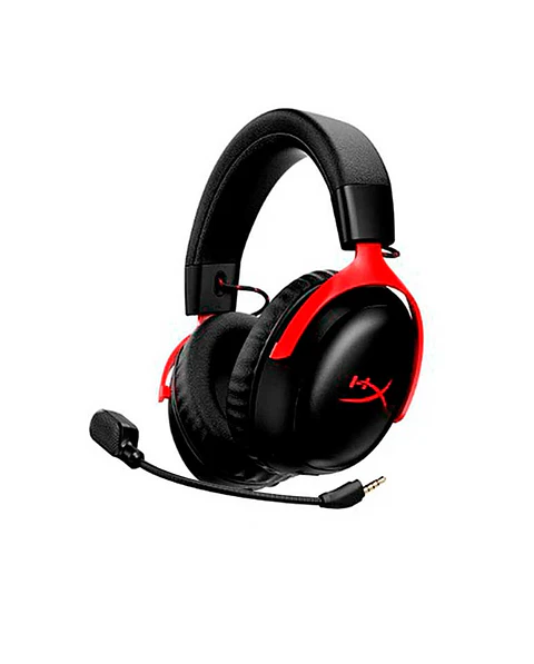 Audifonos HyperX Cloud III S wireless Red