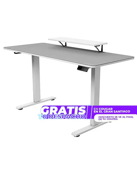 Escritorio eléctrico Cougar E-Star 120 WHITE 2 configuraciones de memoria