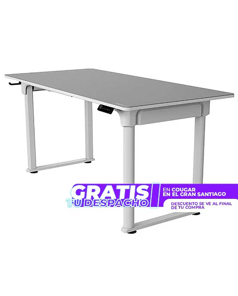 Escritorio eléctrico Cougar E-GRAV 160 White 2 configuraciones de memoria 