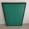 Espejo Metálico Ventana Negro Clara 70x100 cm