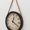 Reloj Metálico con Soga 30 cm diámetro