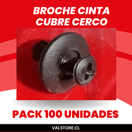 Pack 100 Broches Deluxe para Cinta Cubre Cercos