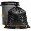 Bolsa de Residuos Negra 50x70 cm – 18 Micras | Pack 10 Unidades