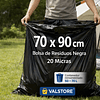 Bolsa de Residuos Negra 70x90 cm – 20 Micras | Master 70 Pack (700 Bolsas)