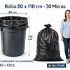 Bolsa de Residuos Negra 80×110 cm – 30 Micras | Master 50 Pack (500 Bolsas)