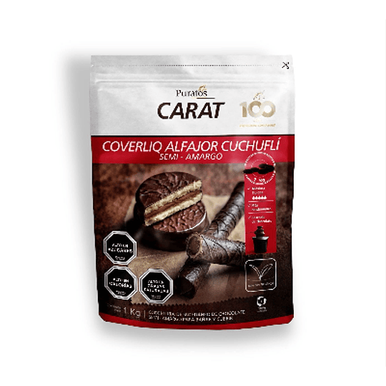 COVERLIQ ALFAJOR CUCHUFLÍ SEMI AMARGO PURATOS 1k