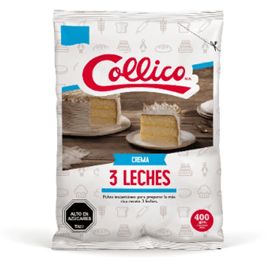 Crema 3 leches 400 grs 