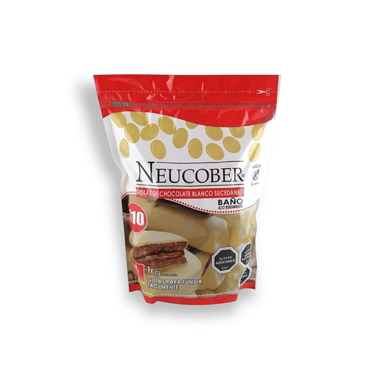 Cobertura Chocolate Neucober 410 Blanco 1 Kg