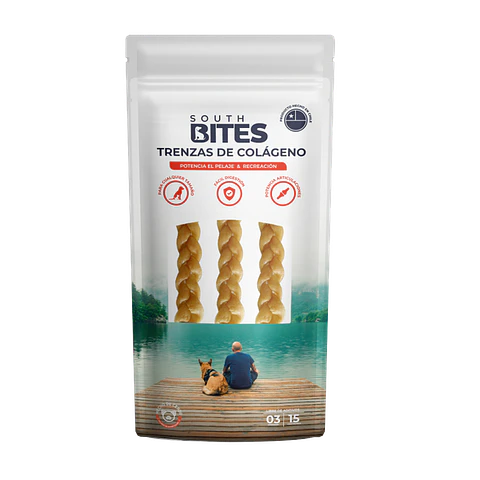 Trenzas de Colágeno - Snack Natural