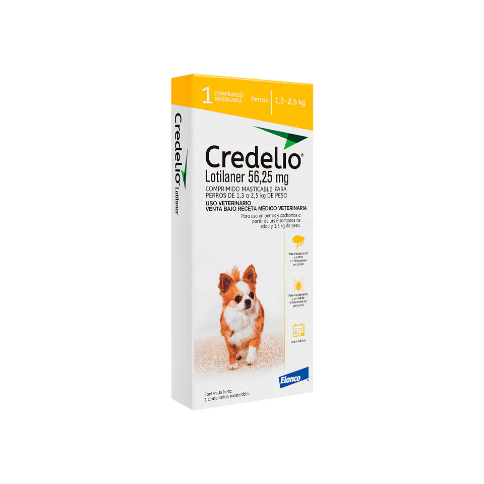 Credelio 1,3 a 2,5 kg - Comprimidos 1