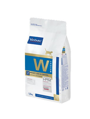 Virbac Cat W 2: Weight Loss & Control 1,5 kg (obesity)