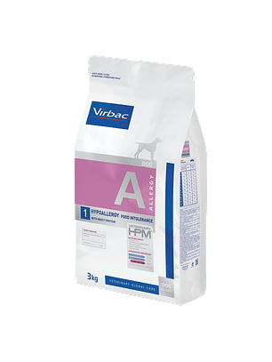 Virbac Dog A 2: Hypoallergy Food Intolerance 3 kg (hipoalergénico hidrolizado)