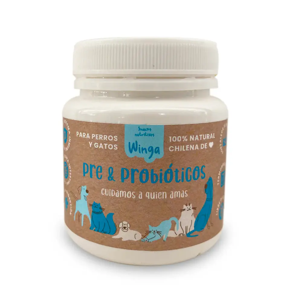 Pre y Probioticos para Perros y Gatos Winga 1