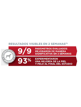 Virbac HPM Dog D1: Dermatology Support 3 kg (piel y pelo)