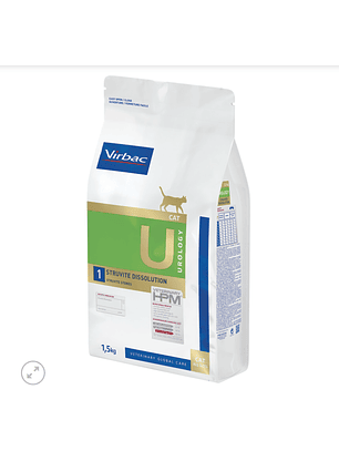 Virbac HPM Cat U1: Struvite Dissolution 1.5 kg (urinary)