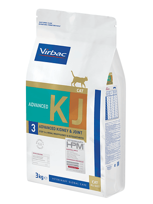Virbac Cat KJ 3: Advanced Kidney & Joint (renal y articular gato)