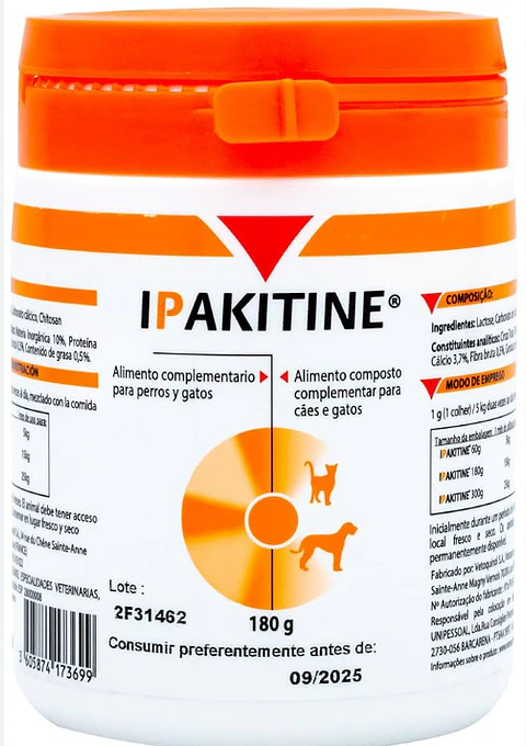 Ipakitine 180 gr - Suplemento para Perros y Gatos