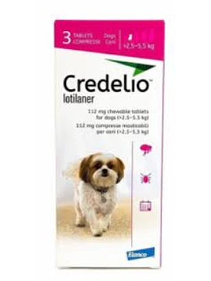 Credelio 2,5 a 5,5 kg