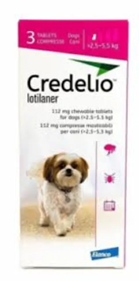 Credelio 2,5 a 5,5 kg - Comprimidos