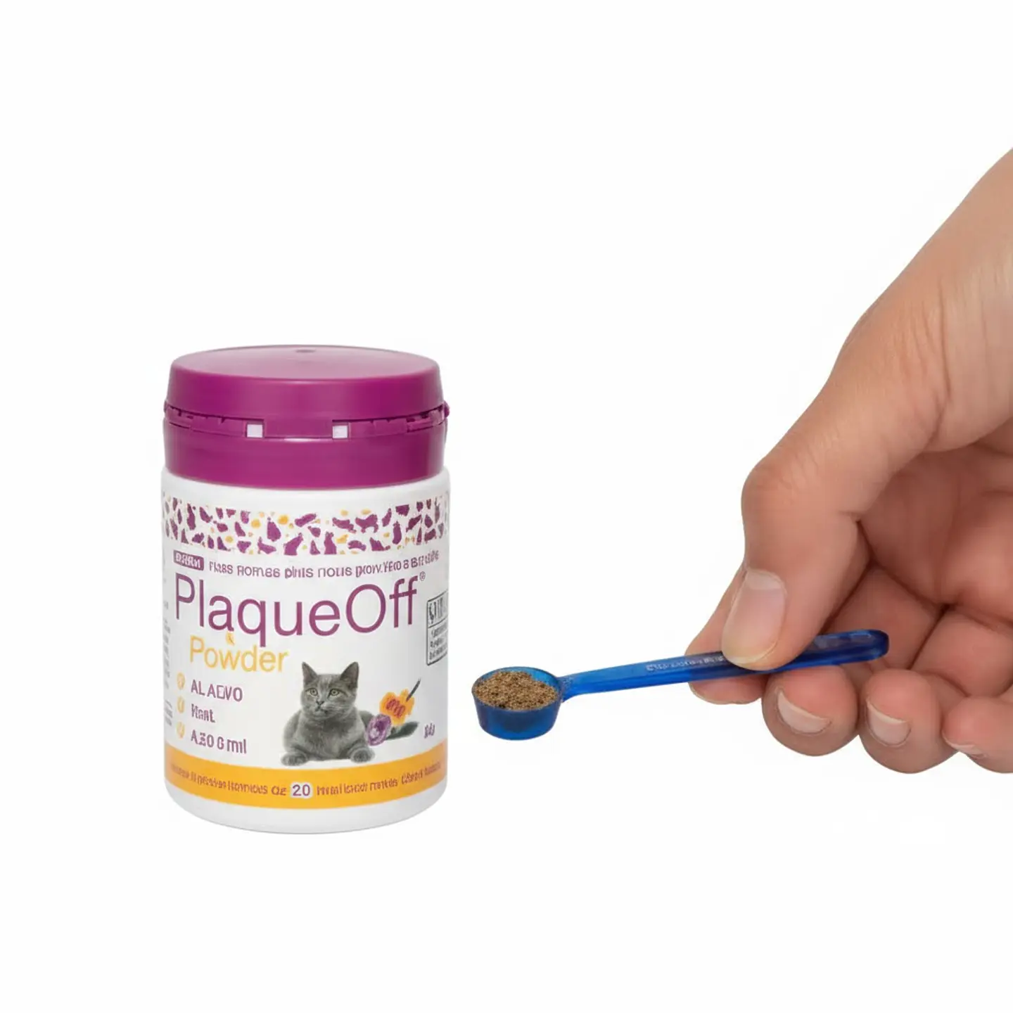 PlaqueOff Polvo Gatos 2