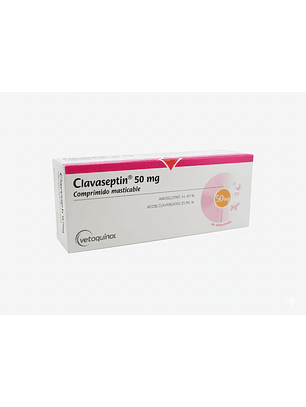 Clavaseptin 50 mg - Comprimidos saborizados