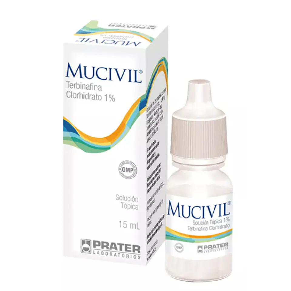 Mucivil 1% - Solución Tópica 15ml 1