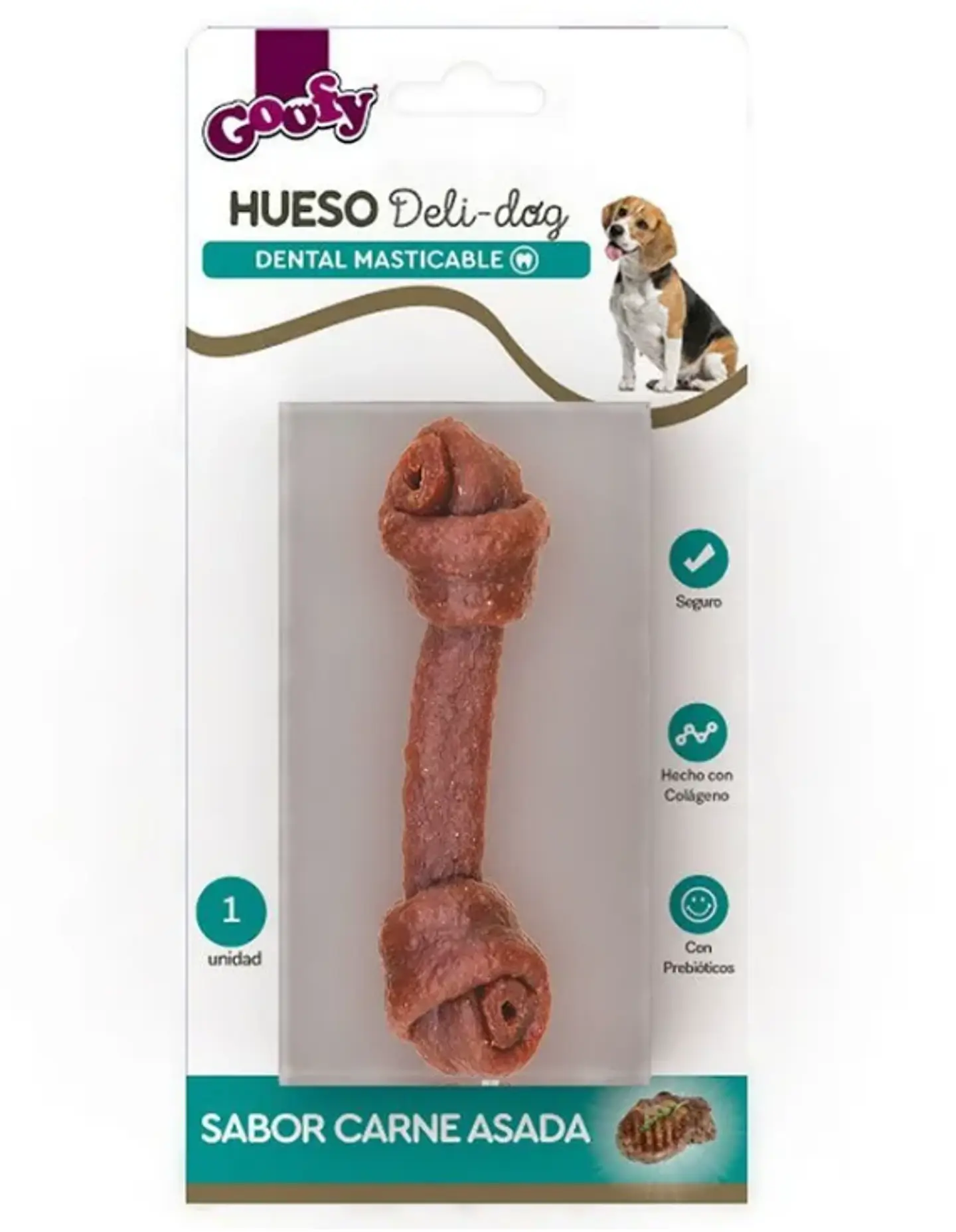 Hueso Deli-Dog Snack Dental Masticable 1